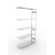 Fachbodenregal Anbauregal 2500×1300×400 mm, 230 kg Fachlast
