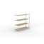 Weitspannregal Anbauregal 2500×2200×800 mm, 600 kg Fachlast