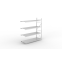 Weitspannregal Anbauregal 2500×2200×800 mm, 600 kg Fachlast