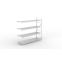 Weitspannregal Anbauregal 2500×2600×800 mm, 490 kg Fachlast