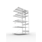 Fachbodenregal Anbauregal 2500×1300×500 mm, 230 kg Fachlast