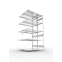 Fachbodenregal Anbauregal 2500×1300×600 mm, 230 kg Fachlast