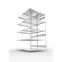 Fachbodenregal Anbauregal 2500×1300×800 mm, 230 kg Fachlast