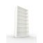 Büroregal Grundregal 2550×1250×300 mm, 105 Ordner – META