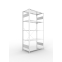 Fachbodenregal Grundregal 2000×1000×500 mm, 80 kg Fachlast –