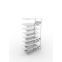 Schrägbodenregal Anbauregal 2000×1000×500 mm, 200 kg Fachlas