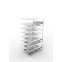 Schrägbodenregal Anbauregal 2000×1000×800 mm, 200 kg Fachlas