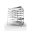 Schrägbodenregal CLIP S3 14° DGR KANBAN 2000x1000x1600 doppe