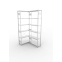 Eckregal 2500×1000×300 mm, 150 kg Fachlast – META