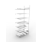 Büro-Steckregal Anbauregal 2500×1000×600 mm, 168 Ordner – META
