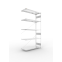 Fachbodenregal Anbauregal 2500×1300×500 mm, 230 kg Fachlast