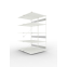 Fachbodenregal Anbauregal 2500×1300×800 mm, 230 kg Fachlast