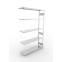 Fachbodenregal Anbauregal 2500×1500×400 mm, 200 kg Fachlast