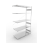 Fachbodenregal Anbauregal 2500×1500×600 mm, 200 kg Fachlast