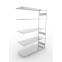 Fachbodenregal Anbauregal 2500×1700×600 mm, 200 kg Fachlast