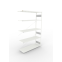 Fachbodenregal Anbauregal 2500×1500×500 mm, 200 kg Fachlast