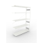 Fachbodenregal Anbauregal 2500×1700×500 mm, 200 kg Fachlast