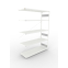 Fachbodenregal Anbauregal 2500×1700×600 mm, 200 kg Fachlast