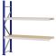 Weitspannregal Anbauregal FORTIS, 2.000×1.750×500 mm, Spanplatte