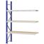 Weitspannregal Anbauregal FORTIS, 2.500×1.750×500 mm, Spanplatte