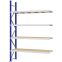 Weitspannregal Anbauregal FORTIS, 3.000×2.000×500 mm, Spanplatte