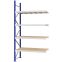 Weitspannregal Anbauregal FORTIS, 3.000×1.500×800 mm, Spanplatte