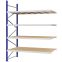 Weitspannregal Anbauregal FORTIS, 3.000×2.250×1.000 mm, Spanplatte