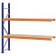 Weitspannregal Anbauregal FORTIS, 2.000×2.000×500 mm, Spanplatte