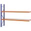 Weitspannregal Anbauregal FORTIS, 2.000×2.500×800 mm, verzinkt