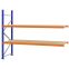 Weitspannregal Anbauregal FORTIS, 2.000×2.500×800 mm, Spanplatte