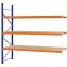 Weitspannregal Anbauregal FORTIS, 2.500×2.500×800 mm, Spanplatte