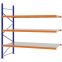 Weitspannregal Anbauregal FORTIS, 2.500×2.500×1.000 mm, verzinkt