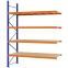 Weitspannregal Anbauregal FORTIS, 3.000×2.250×800 mm, Spanplatte