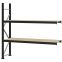 Weitspannregal Anbauregal FORTIS, 2.000×2.000×500 mm, Spanplatte