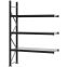 Weitspannregal Anbauregal FORTIS, 2.500×1.750×500 mm, verzinkt