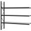 Weitspannregal Anbauregal FORTIS, 2.500×2.500×500 mm, verzinkt