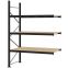Weitspannregal Anbauregal FORTIS, 2.500×1.750×800 mm, Spanplatte
