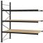 Weitspannregal Anbauregal FORTIS, 2.500×2.250×1.000 mm, Spanplatte