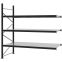 Weitspannregal Anbauregal FORTIS, 2.500×2.500×1.000 mm, verzinkt