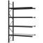 Weitspannregal Anbauregal FORTIS, 3.000×1.750×600 mm, verzinkt