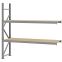 Weitspannregal Anbauregal FORTIS, 2.000×2.000×500 mm, Spanplatte