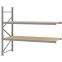 Weitspannregal Anbauregal FORTIS, 2.000×2.250×800 mm, Spanplatte