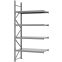 Weitspannregal Anbauregal FORTIS, 3.000×1.500×600 mm, verzinkt
