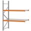 Weitspannregal Anbauregal FORTIS, 2.000×1.500×800 mm, verzinkt