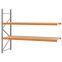Weitspannregal Anbauregal FORTIS, 2.000×2.500×800 mm, Spanplatte
