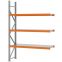 Weitspannregal Anbauregal FORTIS, 2.500×1.750×500 mm, verzinkt