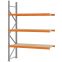 Weitspannregal Anbauregal FORTIS, 2.500×1.750×600 mm, Spanplatte