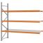 Weitspannregal Anbauregal FORTIS, 2.500×2.500×800 mm, verzinkt