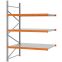 Weitspannregal Anbauregal FORTIS, 2.500×1.750×1.000 mm, verzinkt