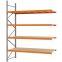 Weitspannregal Anbauregal FORTIS, 3.000×2.250×800 mm, Spanplatte